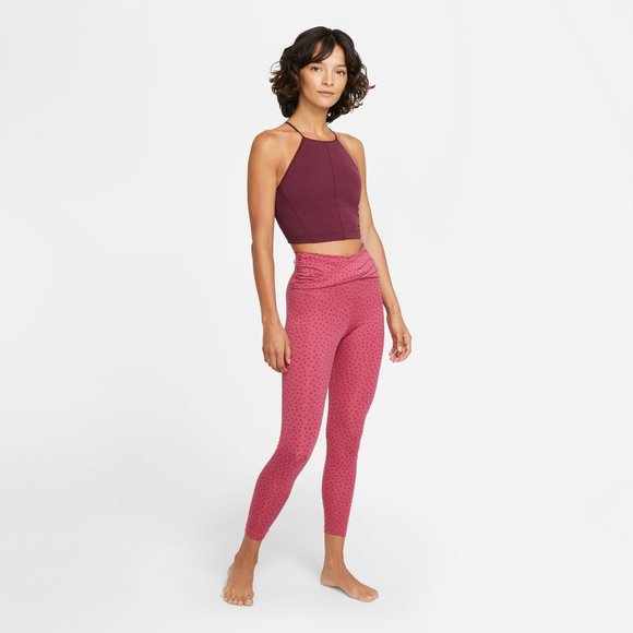 Nike Yoga Dots Twist 7/8 Leggings - Picture 1 of 5